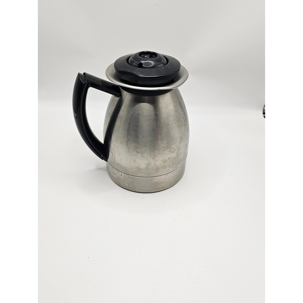 Krups Stainless Steel Thermal Coffee Carafe Replacement Pitcher with Lid Silver